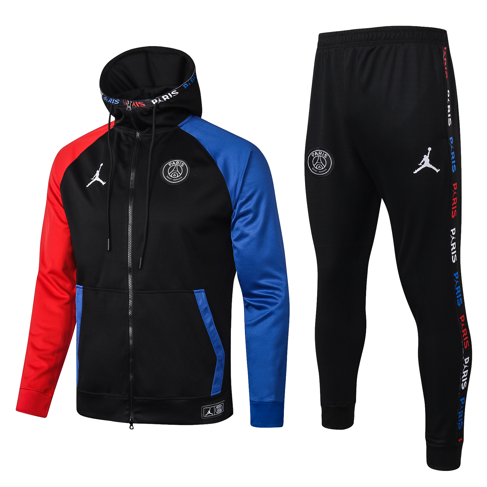 psg jordan trainingspak rood